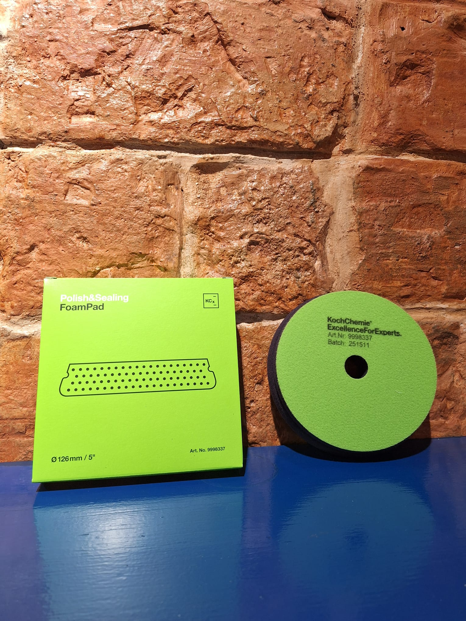 Image of Koch Chemie 126mmx23mm Green Polishing & Sealing Foam Pad